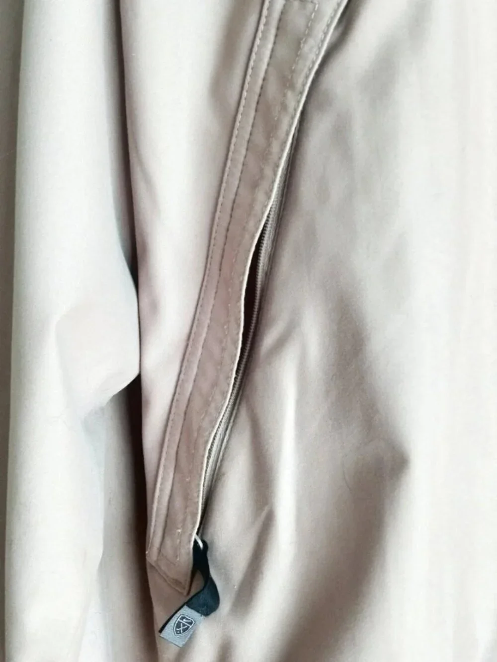Nike Golf Windbreaker Jacket Mens Size Large Tan Nylon Lining NME920220KL4